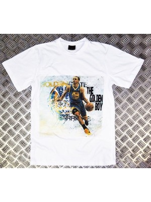 stonedfame Stephen Curry Baskılı T-Shirt