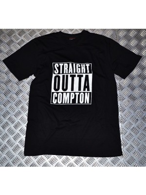 stonedfame Straıght Outta Compton Baskılı T-Shirt