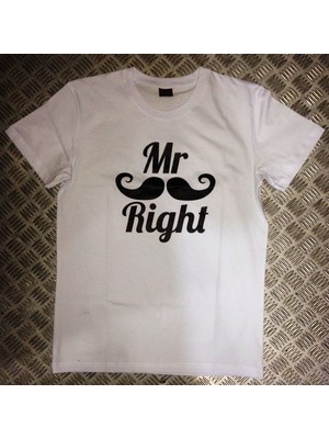 stonedfame Mr Rıght Baskılı T-Shirt