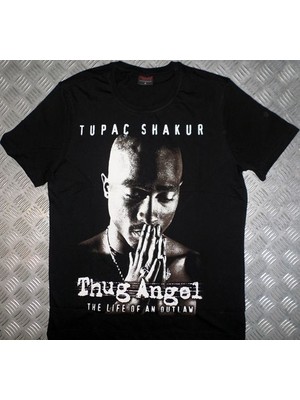 stonedfame Tupac Baskılı T-Shirt