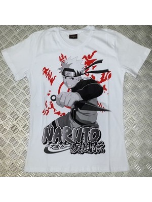 stonedfame Naruto Baskılı T-Shirt