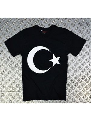 stonedfame Ay Yıldız Baskılı T-Shirt
