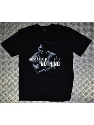 stonedfame Muhammed Ali Baskılı T-Shirt