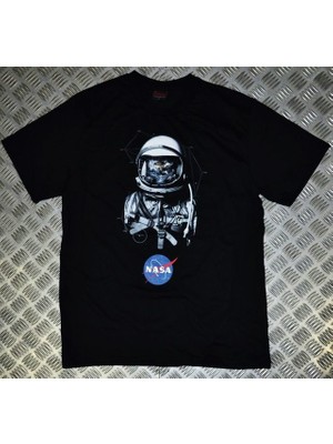 stonedfame Nasa Baskılı T-Shirt