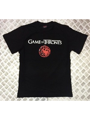 stonedfame Game Of Thrones Baskılı T-Shirt