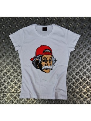 stonedfame Albert Eınsteın Baskılı T-Shirt