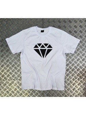 stonedfame Dıamond Baskılı T-Shirt