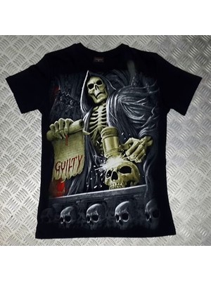 stonedfame Kuru Kafa Baskılı T-Shirt