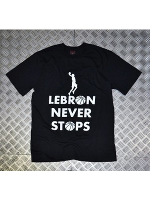 stonedfame Lebron James Baskılı T-Shirt
