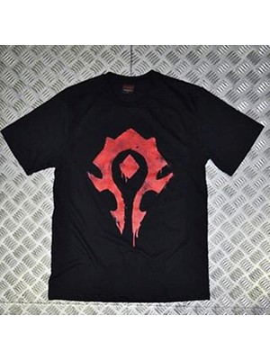 stonedfame Warcraft Baskılı T-Shirt