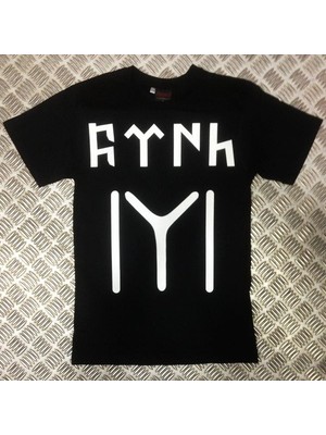 stonedfame Türk Kayı Boyu Baskılı T-Shirt