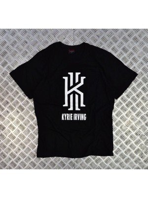 stonedfame Kyrıe Irvıng -Cleveland Cavalıers Baskılı T-Shirt
