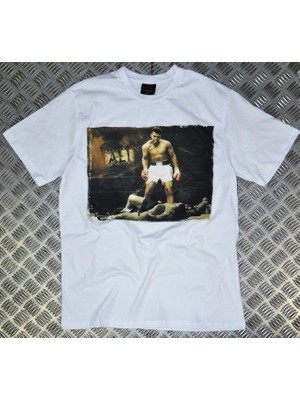 stonedfame Muhammed Ali Baskılı T-Shirt