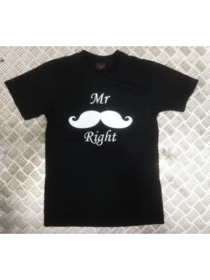 stonedfame Mr Rıght Baskılı T-Shirt