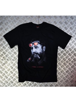 stonedfame Fıdel Castro Baskılı T-Shirt