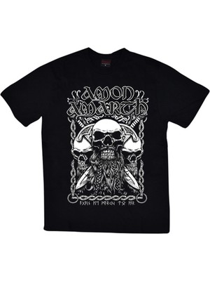 stonedfame Amon Amarth Baskılı T-Shirt