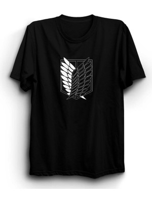 stonedfame Attack On Titan Anime Baskılı Tshirt