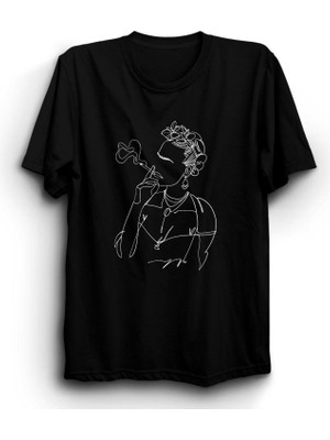 stonedfame Frida Ressam Baskılı Tshirt