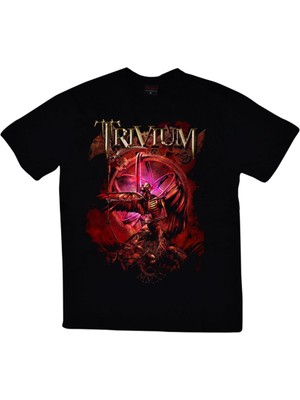 stonedfame Trivium Baskılı T-Shirt