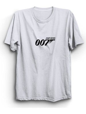 stonedfame 007 James Bond Baskılı Tshirt