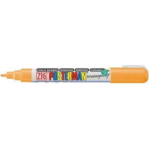 Posterman Waterproof Boyama Markeri Fine Uç 1 mm Turuncu