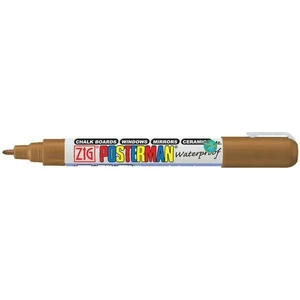 Posterman Waterproof Boyama Markeri Fine Uç 1 mm Kahverengi