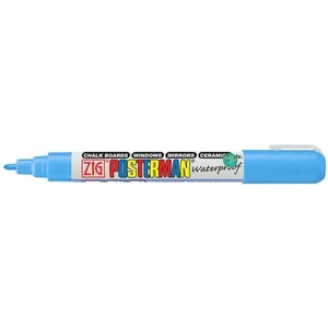 Posterman Waterproof Boyama Markeri Fine Uç 1 mm Açık Mavi