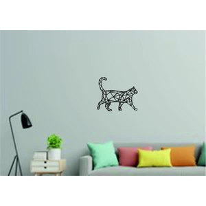 Numa Concept Kedi Ahşap Lazer Kesim Duvar Dekor -Yürüyen Kedi Ahşap Tablo