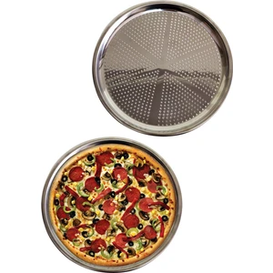 5dm Delikli Çelik Pizza ve Lahmacun Tepsisi Büyük Boy -36  cm