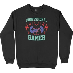 Professional Gamer Siyah Sweatshirt