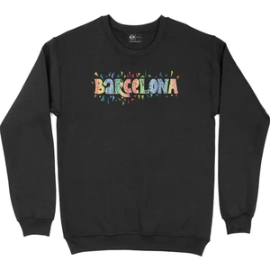 Barselona Siyah Sweatshirt