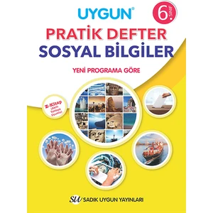 Sadık Uygun Yayınları 6. Sınıf Yeni Pratik Defter Sosyal Bilgiler