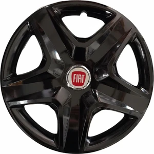 Hmnl Fiat Doblo 15'' Inç Piano Black Jant Kapağı 4 Adet Çelik Jant Görünümlü