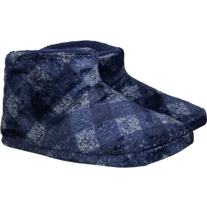 EB314 Büyük Kareli Erkek Panduf Ev Botu Ev Ayakkabısı