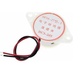 SFM-27 DC 3-24V 90DB Buzzer Aktif Buzzer Yüksek Beep Ses Üreteci  Yüksek Desibel Alarm Uyarıcı