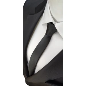 Elegante Cravatte Siyah Extra Slim Kravat