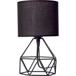 Nisa Luce Metal Abajur Yuvarlak - Siyah