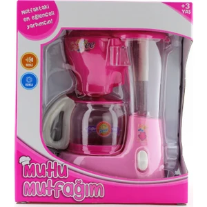 Mutlu Mutfağım Mini Kahve Makinası Koyu Pembe 0037