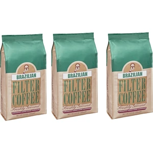 Kurukahveci Mehmet Efendi  Brazilian Filtre Kahve 250 gr Filtre Kahve (3 Adet)