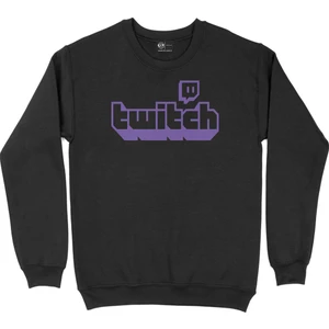 Twitch Siyah Sweatshirt