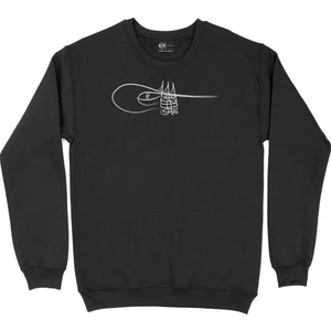 Fatih Sultan Mehmet Tuğralı Siyah Sweatshirt