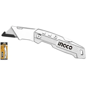 HUK6138 61X19MM Katlanır Maket Bıçağı Sk5 5 Yedek Bıçaklı