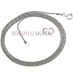 Söğütlü Silver Oksitli Burma Zincir