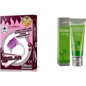 Doc Johnson Proloonging Krem + Solar Halka Set