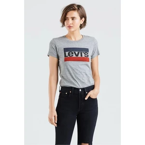 Perfect Graphic Tee Good Sportswear Gri Kadın Tişört