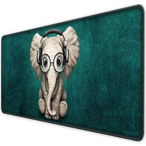 70X30 cm Fil Desenli Kaydırmaz Taban Mouse Pad