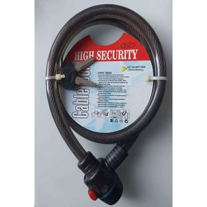 Zhongli Cable Lock 15X1000 mm Boyunda  Dayanıklı Bisiklet ve Motor Kilidi