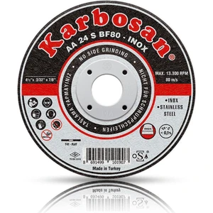 125 x 1 Paslanmaz Çelik Inox Kesme Diski 25 Adet