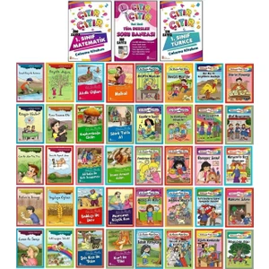 Ata Yayıncılık 1. Sınıf Çıtır Çıtır Çalışma Kitabım 3'Lü Set(Türkçe+Matematik+Tüm Dersler Soru)+40'Lı Hikaye Seti