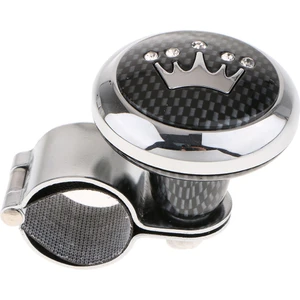 Araba Direksiyon Saplı Topu Kavrama Spinner Topuzu Karbon (Yurt Dışından)